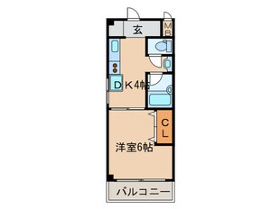 第１３関根マンションの物件間取画像